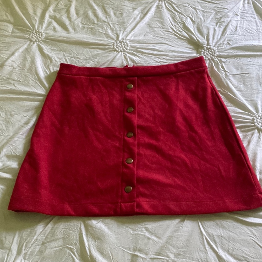 Size M Newbury Kustom Red Skirt